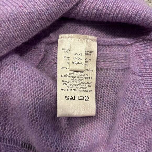 Free People Riviera Cashmere Turtleneck Cropped Oversized Sweater, size xs - Picture 10 of 13